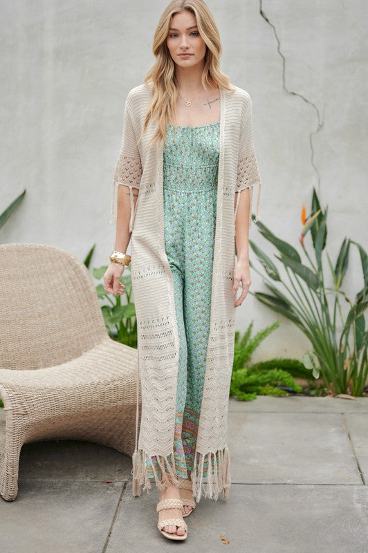 Fringe Cardigan