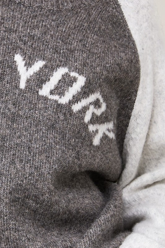 NEW YORK CREW SWEATER TOP