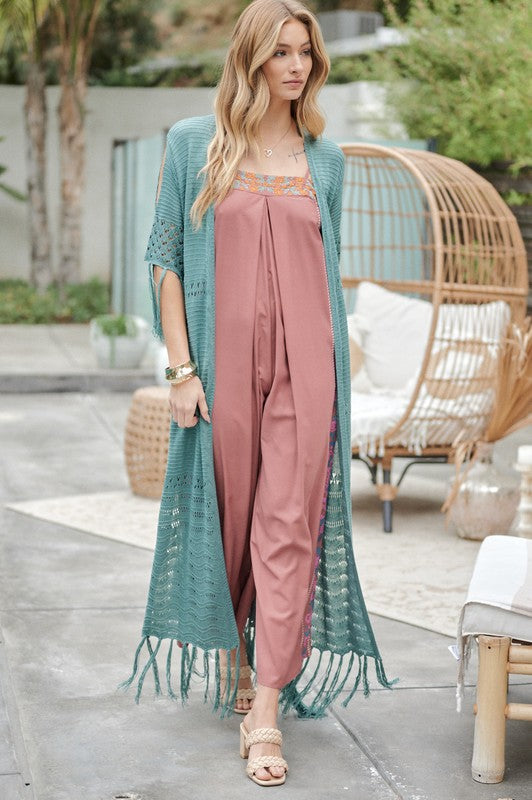 Fringe Cardigan