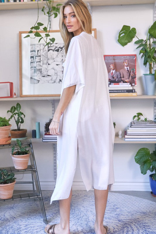 Crochet Long Cardigan