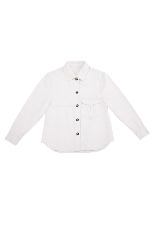 DENIM SHIRT WITH POCKETS