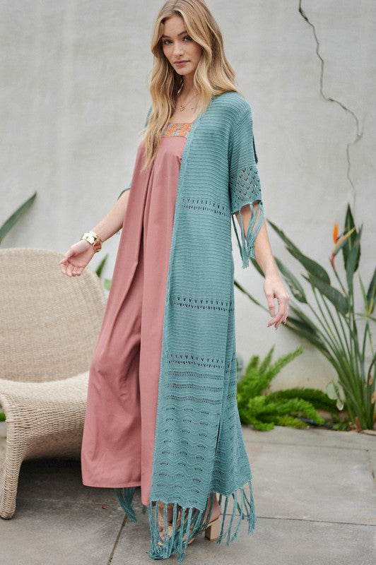 Fringe Cardigan