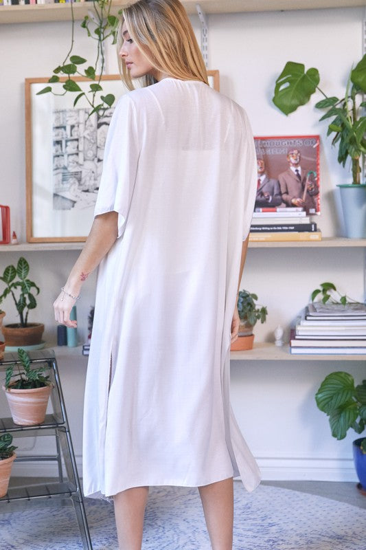 Crochet Long Cardigan