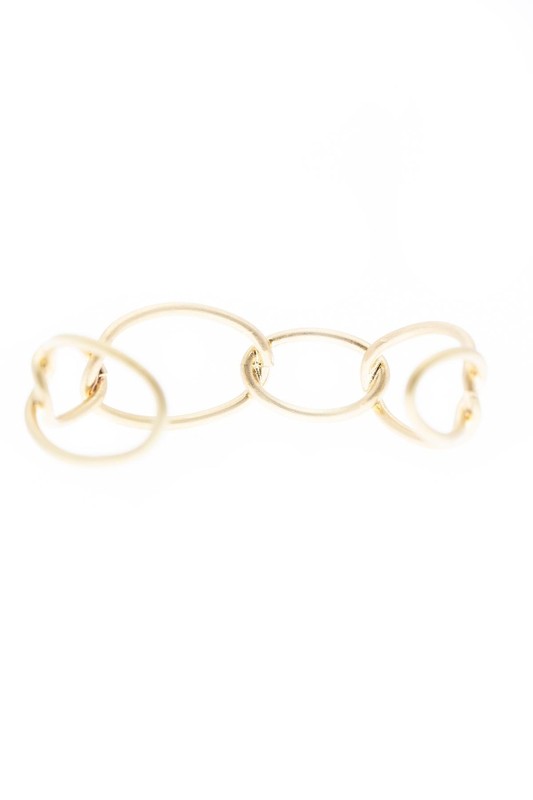 SQUIGGLE LINK CUFF BRACELET | WREN & CHAR