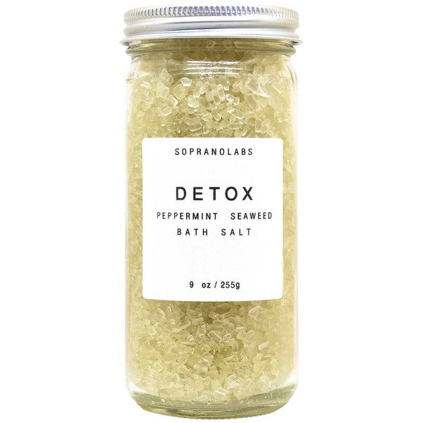 DETOX PEPPERMINT SEAWEED BATH SALT | WREN & CHAR