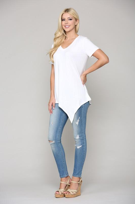 KENDALL V-NECK TOP | WREN & CHAR