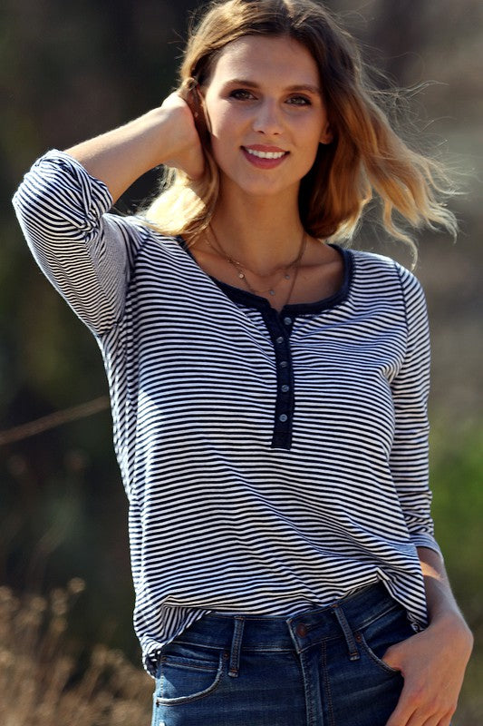 THE PERFECT STRIPED HENLEY