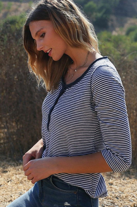 THE PERFECT STRIPED HENLEY