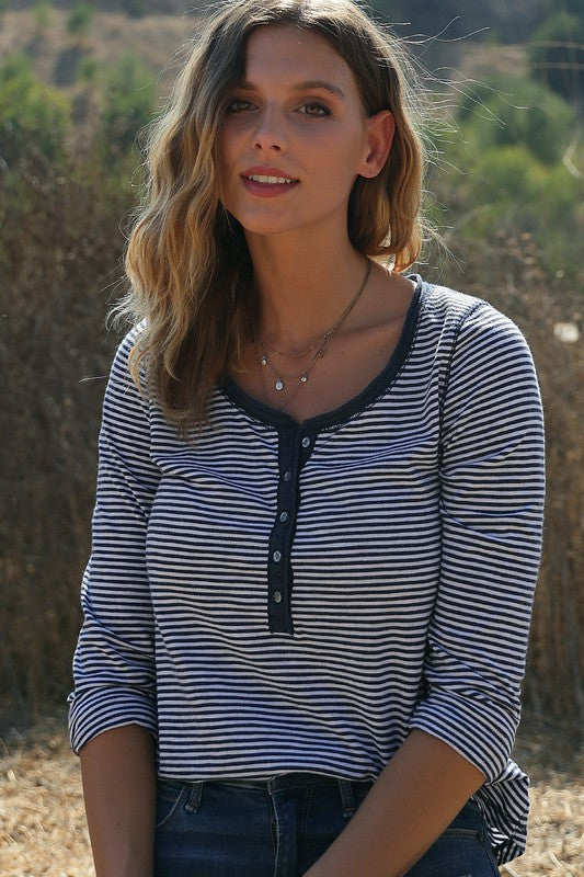THE PERFECT STRIPED HENLEY