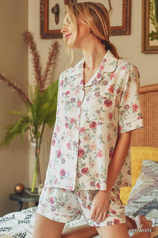 JESSICA FLORAL SLEEPWEAR SET