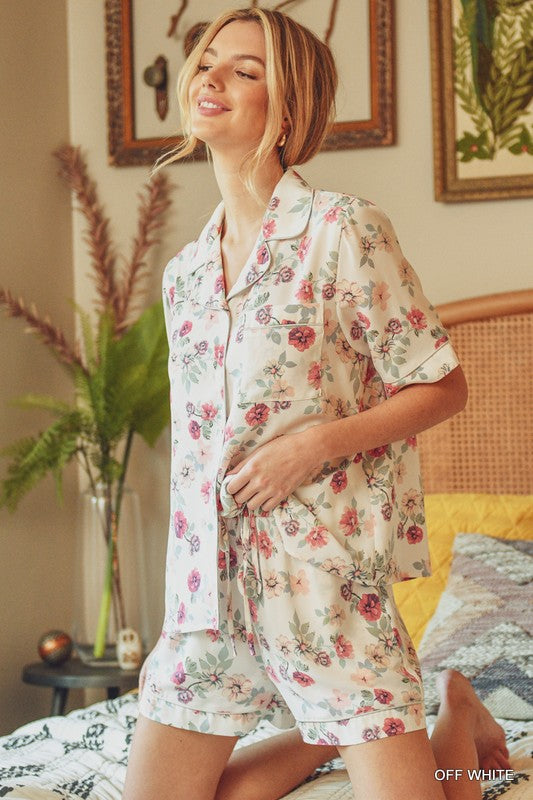 JESSICA FLORAL SLEEPWEAR SET