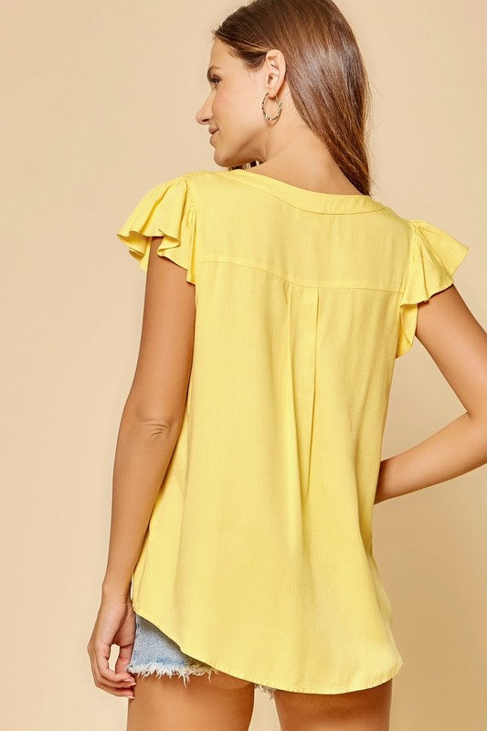 MARIGOLD WOVEN TOP