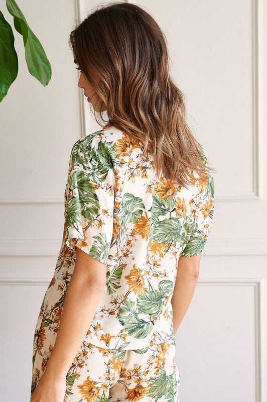 HAYDEN TROPICAL BUTTON-UP SHIRT