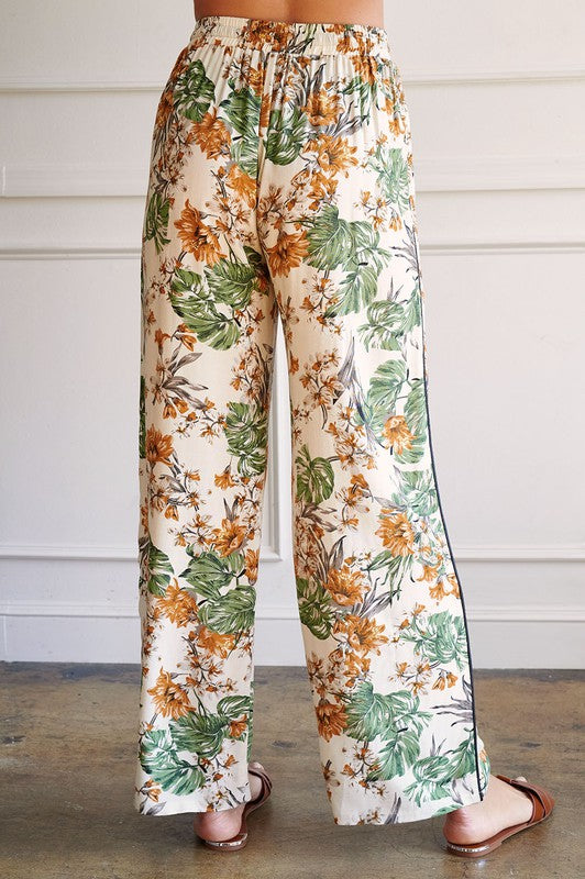 HAYDEN TROPICAL STRAIGHT PANTS