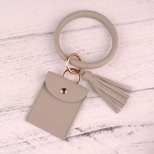 CARD HOLDER KEYCHAIN BANGLE | WREN & CHAR