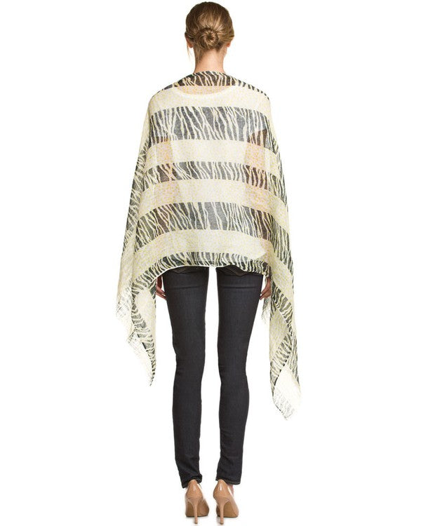 ZEDOT STRIPED SCARF