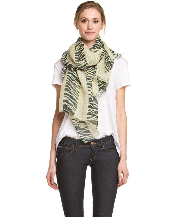 ZEDOT STRIPED SCARF