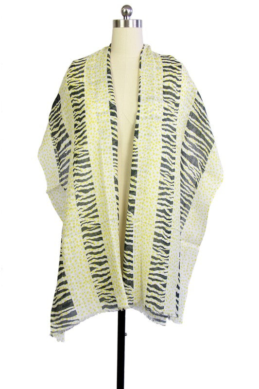 ZEDOT STRIPED SCARF