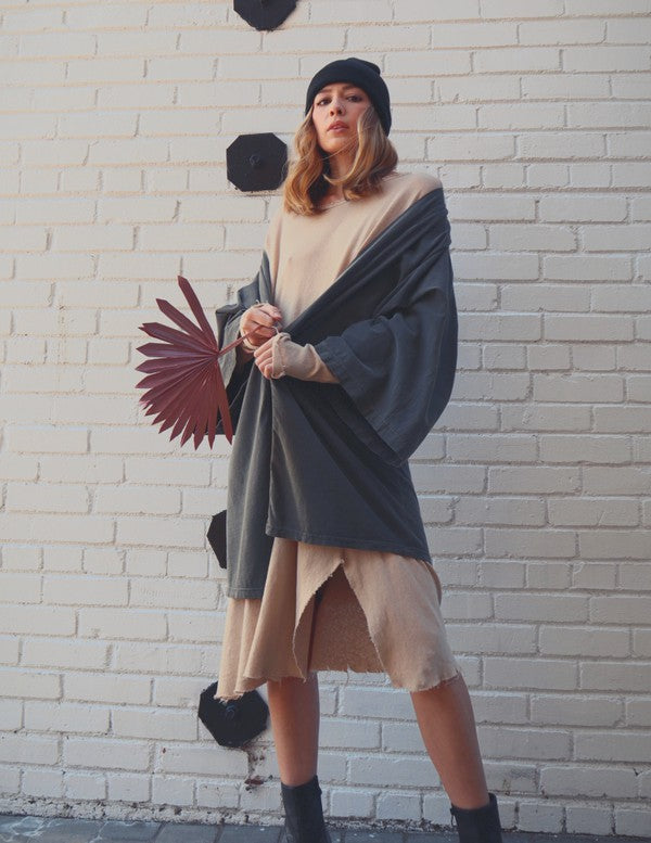 OJAI VINTAGE BLACK KIMONO