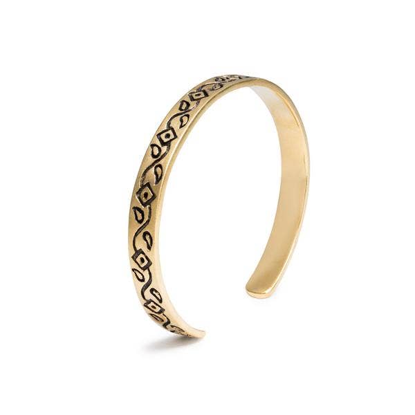 STACKING CUFF| GOLD \ HENNA