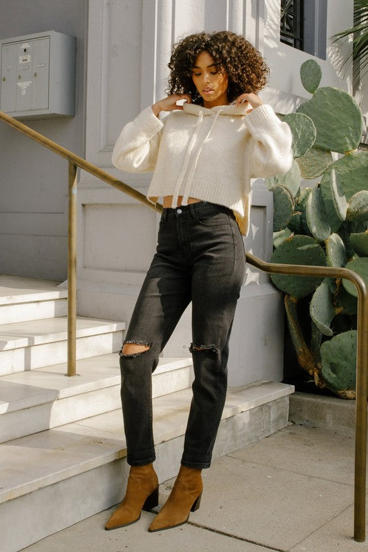 Maggie High Waisted Boyfriend Jeans