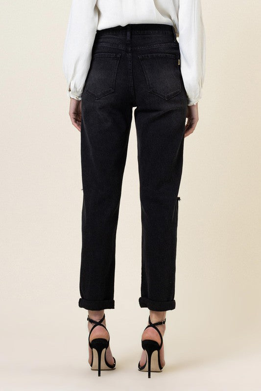 Maggie High Waisted Boyfriend Jeans