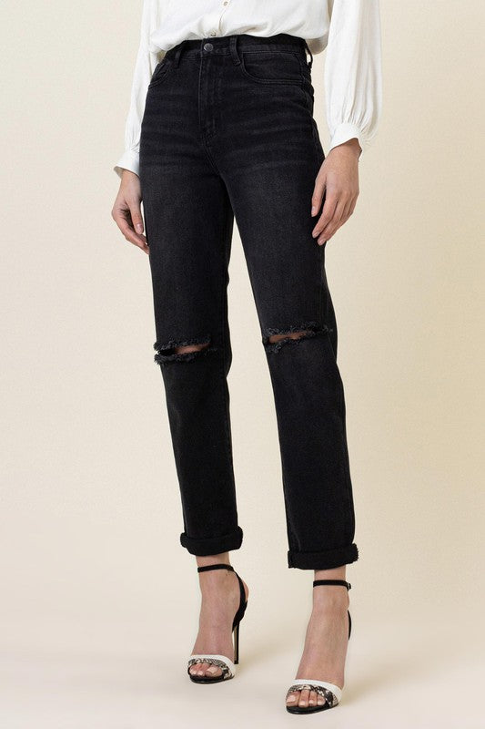 Maggie High Waisted Boyfriend Jeans