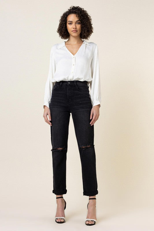 Maggie High Waisted Boyfriend Jeans