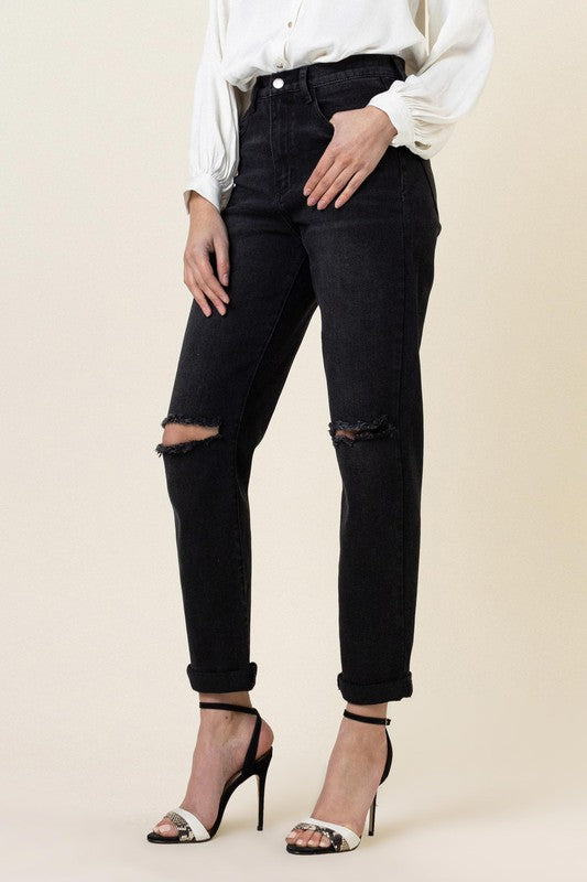 Maggie High Waisted Boyfriend Jeans