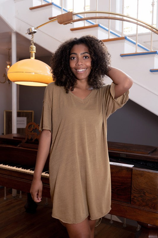 DAYDREAM NIGHT DRESS - BROWN