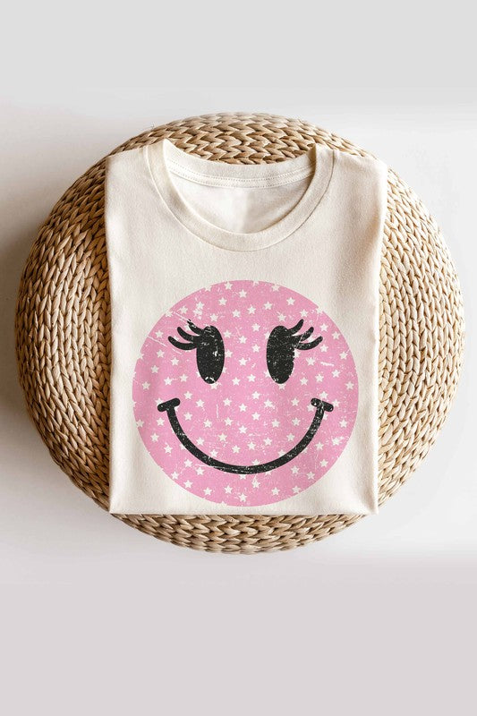 Wink Smiley Face Graphic T-Shirt