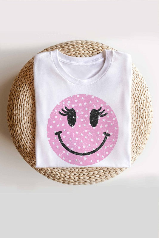 Wink Smiley Face Graphic T-Shirt