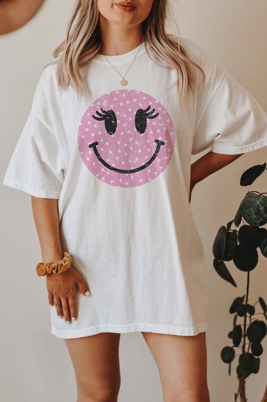 Wink Smiley Face Graphic T-Shirt