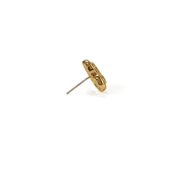 18K GOLD HEART ZIRCON EARRING
