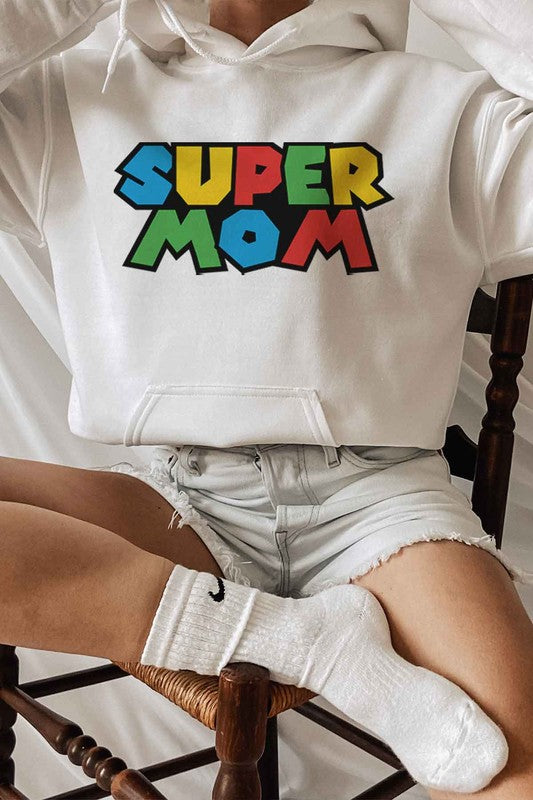 Super Mom Graphic Hoodie | Plus Size