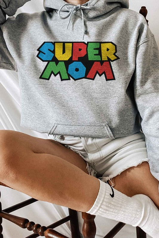 Super Mom Graphic Hoodie | Plus Size