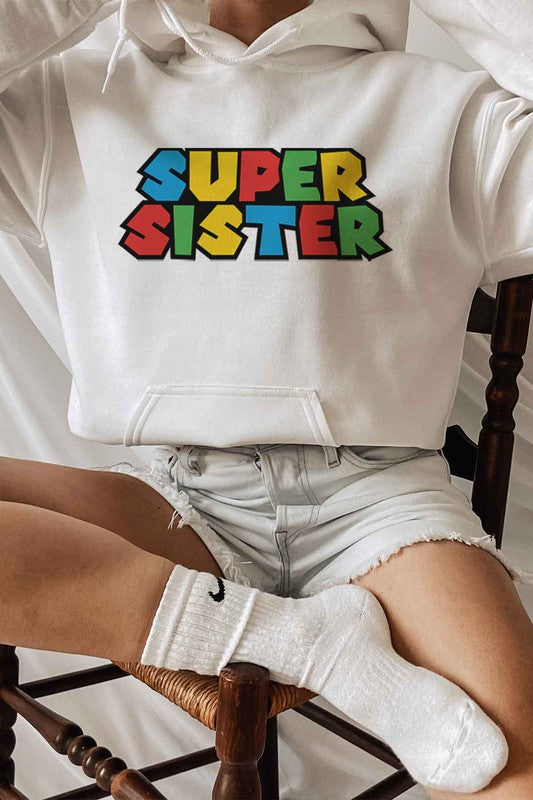 Super Sister Graphic Hoodie | Plus Size