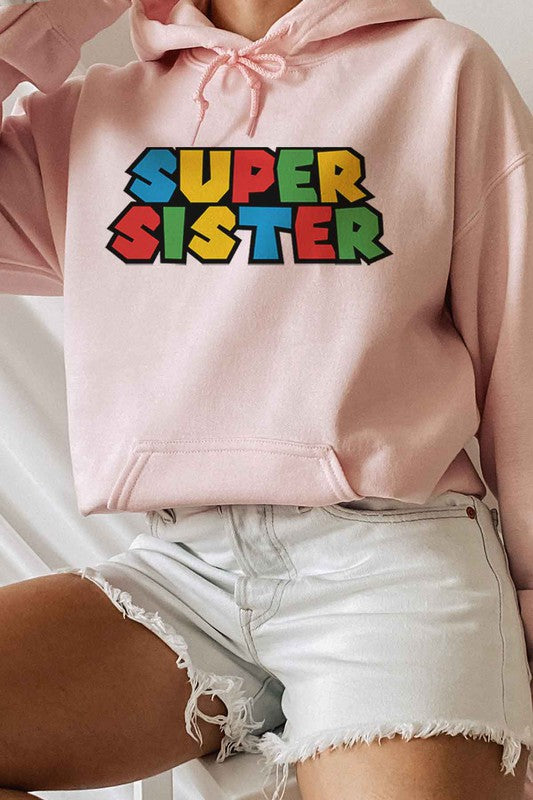 Super Sister Graphic Hoodie | Plus Size