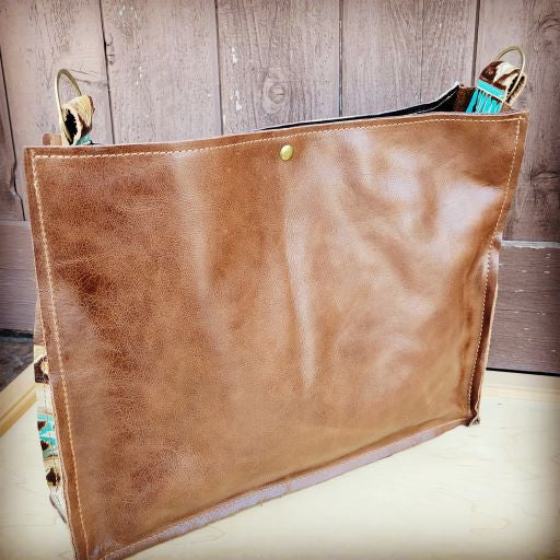 LARGE HAIR LAREDO HANDBAG
