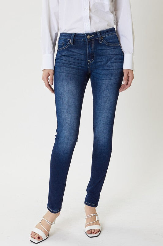 MID RISE BASIC SUPER SKINNY JEANS | WREN & CHAR