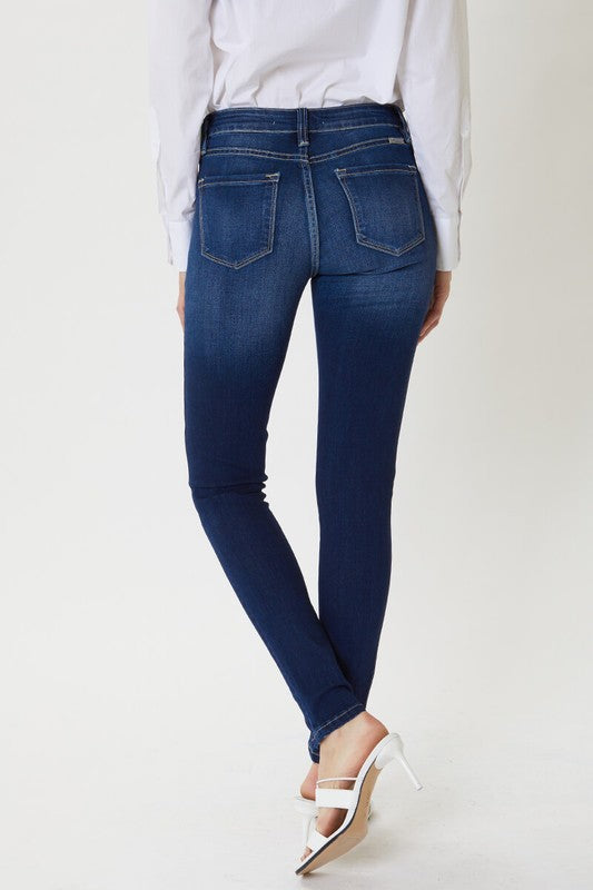 MID RISE BASIC SUPER SKINNY JEANS | WREN & CHAR