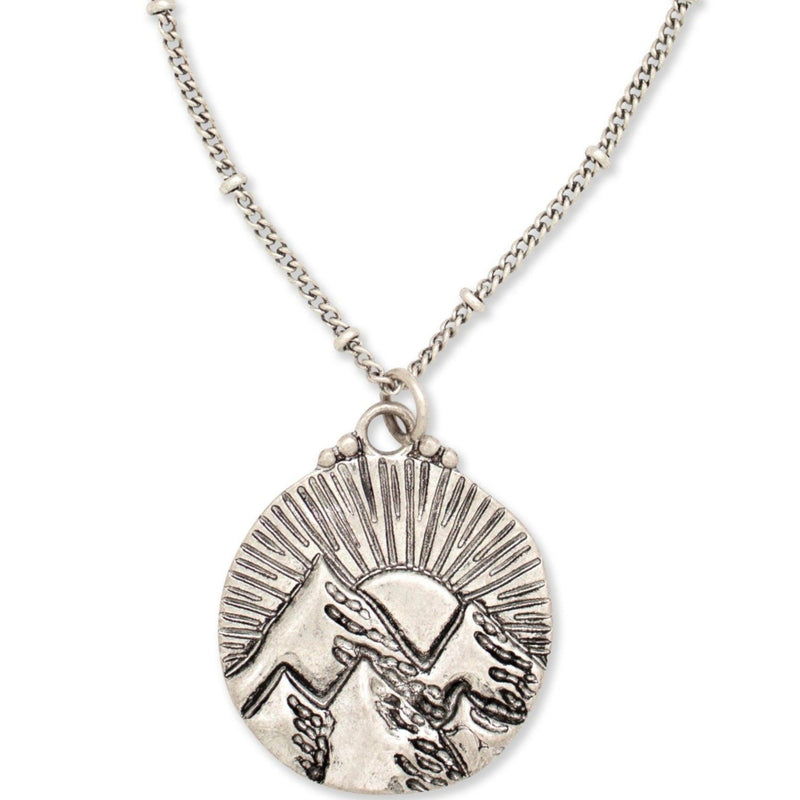 MOUNTAINS OF THE SUN NECKLACE/SILVER | WREN & CHAR