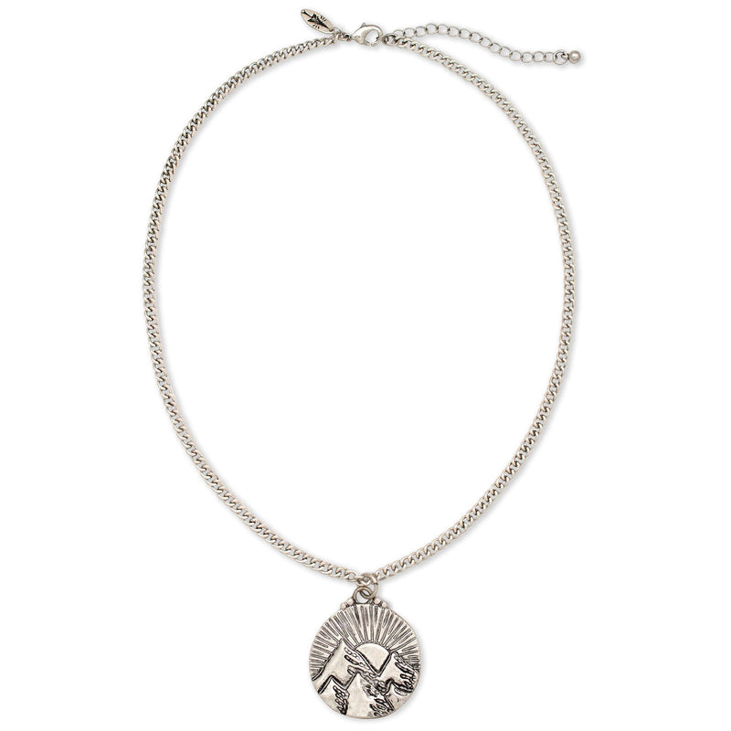 MOUNTAINS OF THE SUN NECKLACE/SILVER | WREN & CHAR
