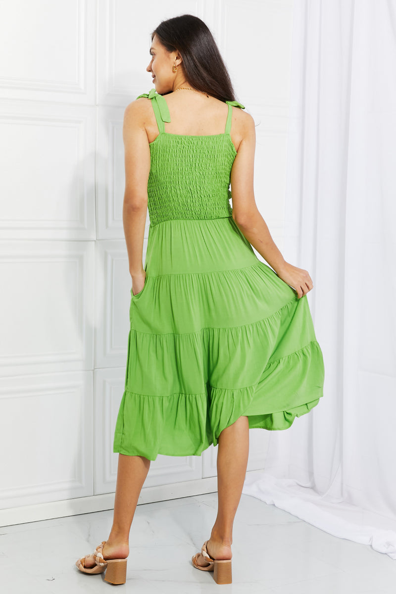 VERDANT MIDI DRESS