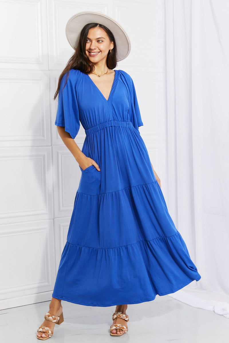 PARIS BLUE MAXI DRESS