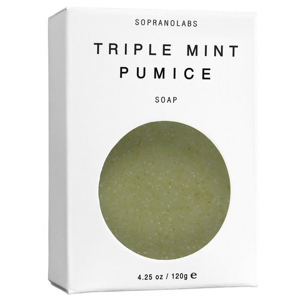 TRIPLE MINT PUMICE VEGAN SOAP